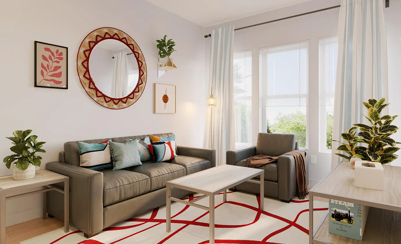 Furnished living space